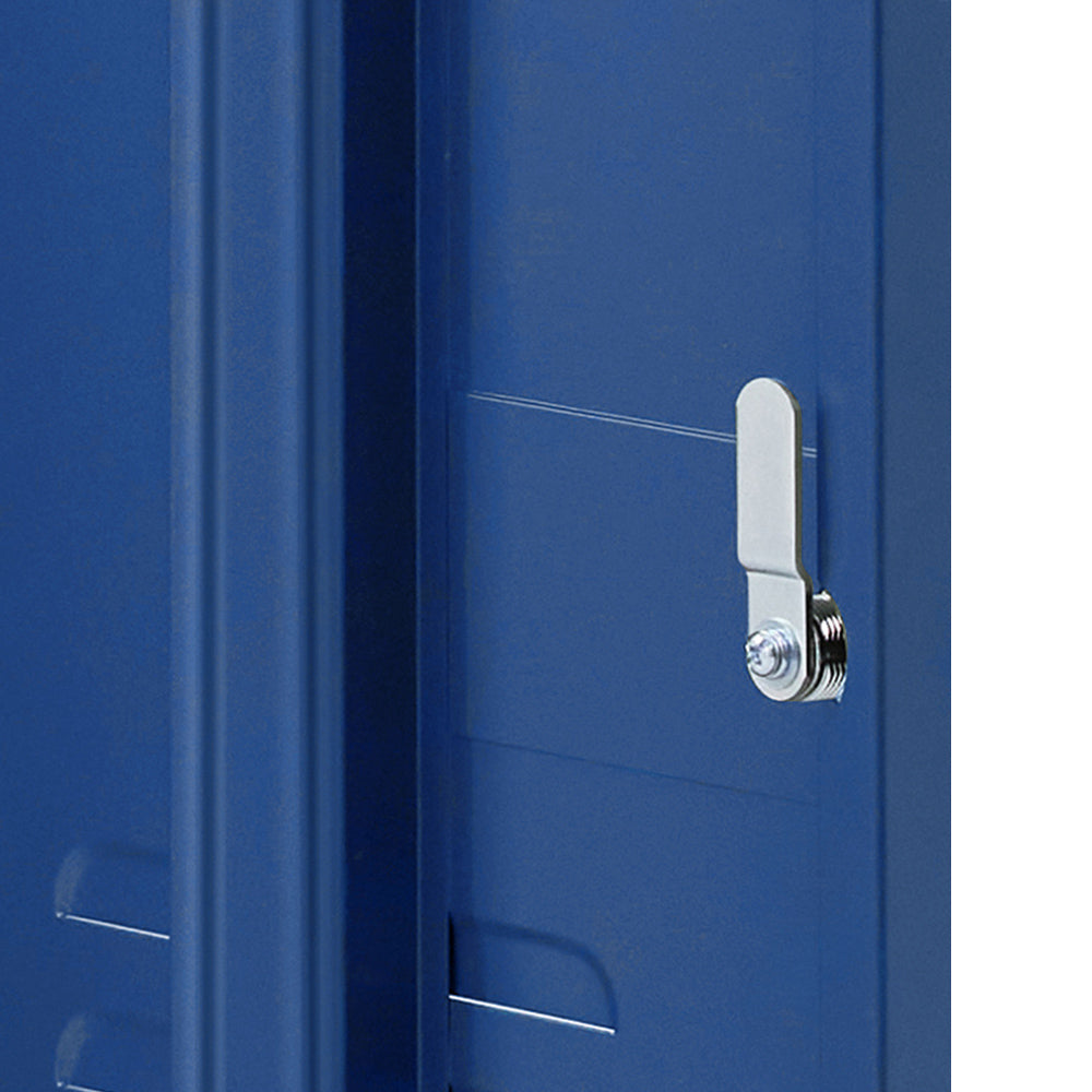 Artiss Mini Lockable Steel Storage Cabinet – Midnight Blue
