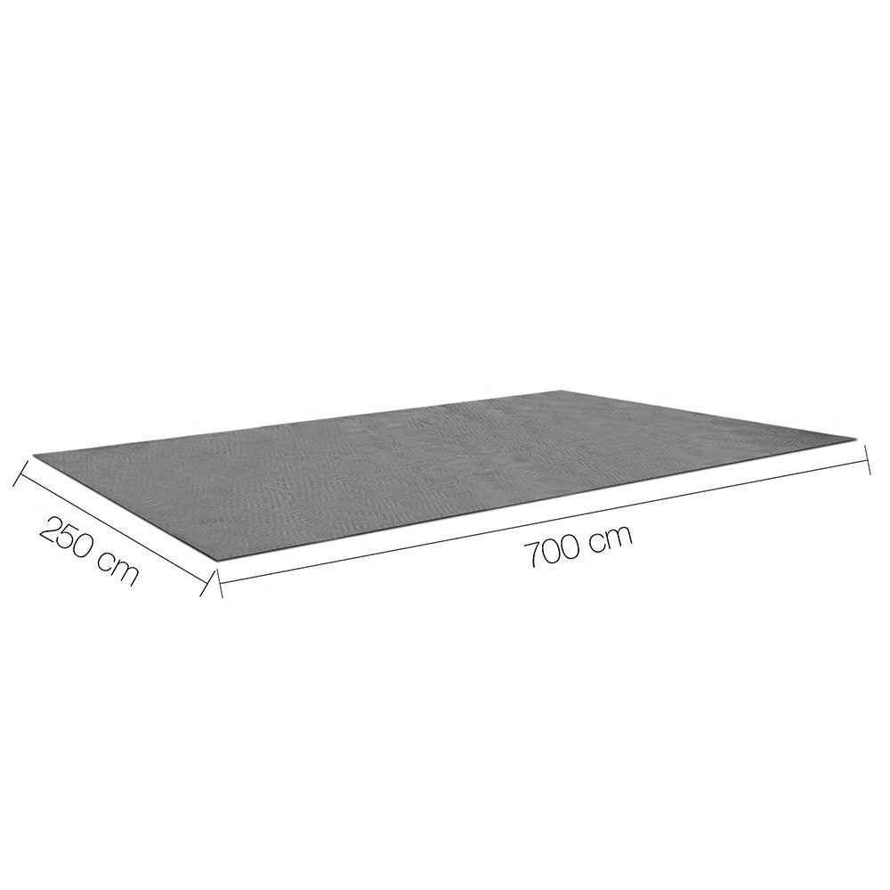 Weisshorn 7x2.5M Annex Matting 600GSM Floor Mats Hollow Design Mesh Caravan