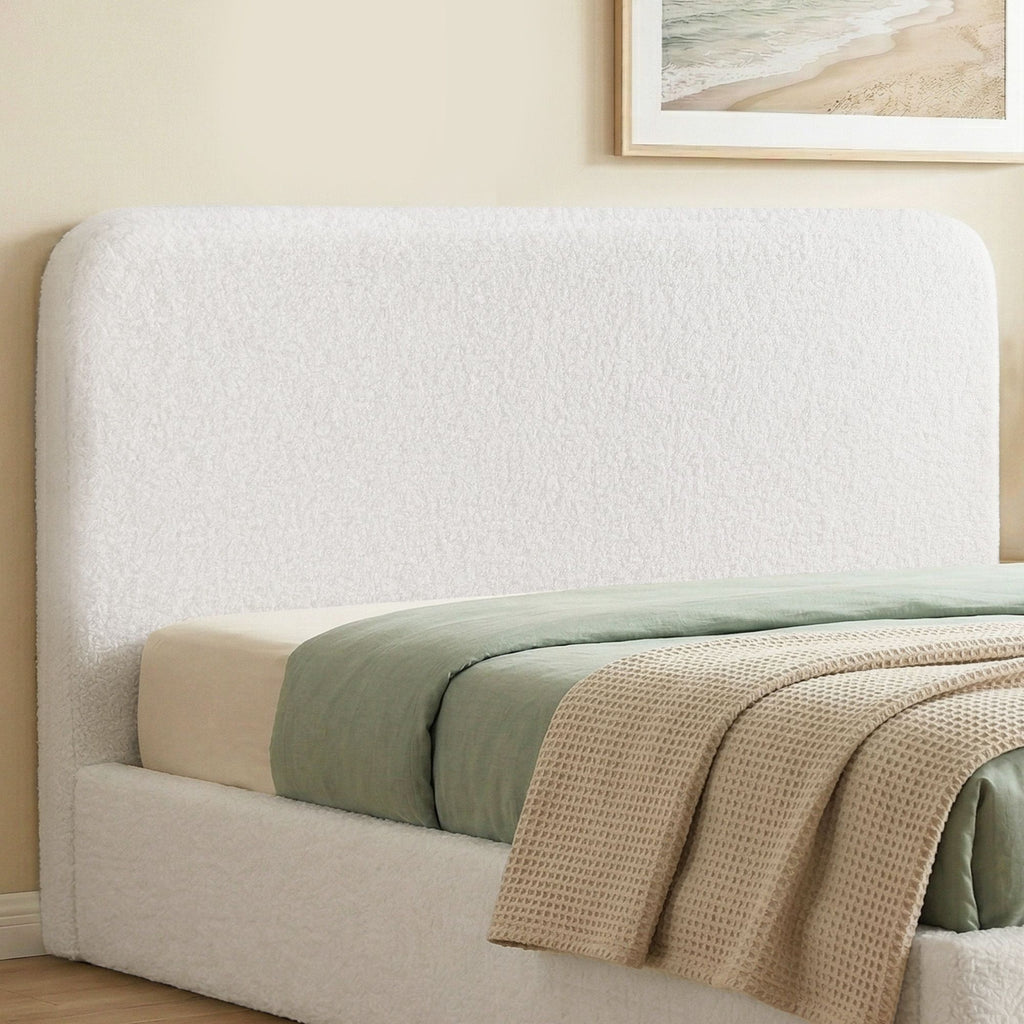 Artiss Double Bouclé Foam Bedhead – 155cm