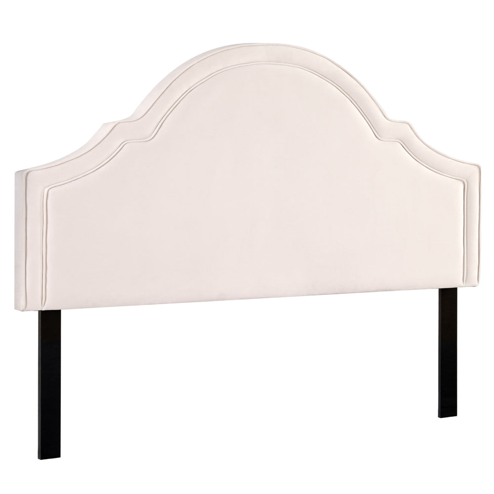 Artiss Iris King Velvet Headboard – Beige