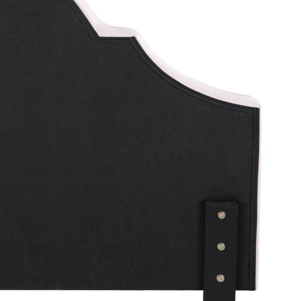 Artiss Iris Queen Velvet Headboard – Beige