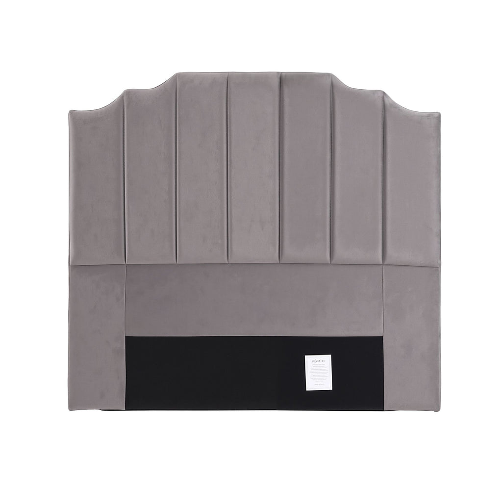 Artiss WING Double Velvet Bedhead – Grey