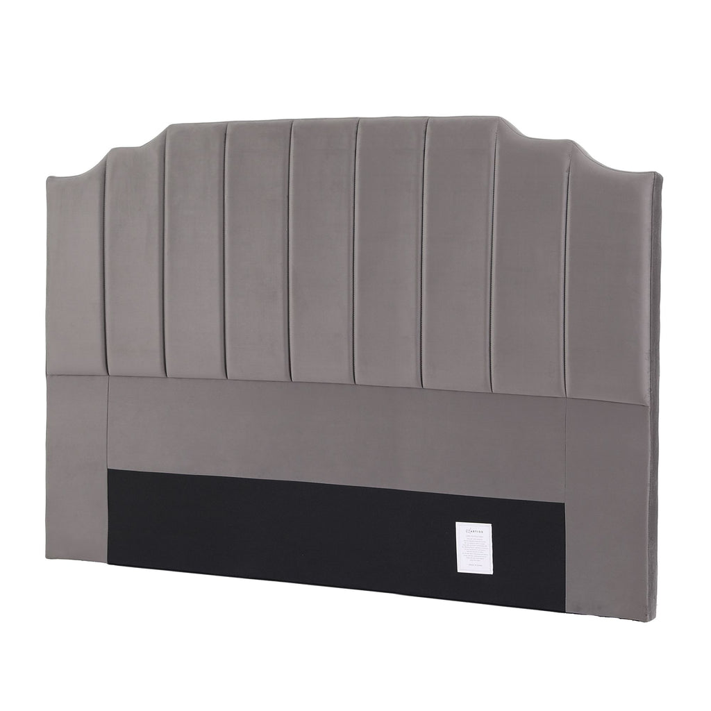 Artiss Upholstered Bed Headboard – Grey, King