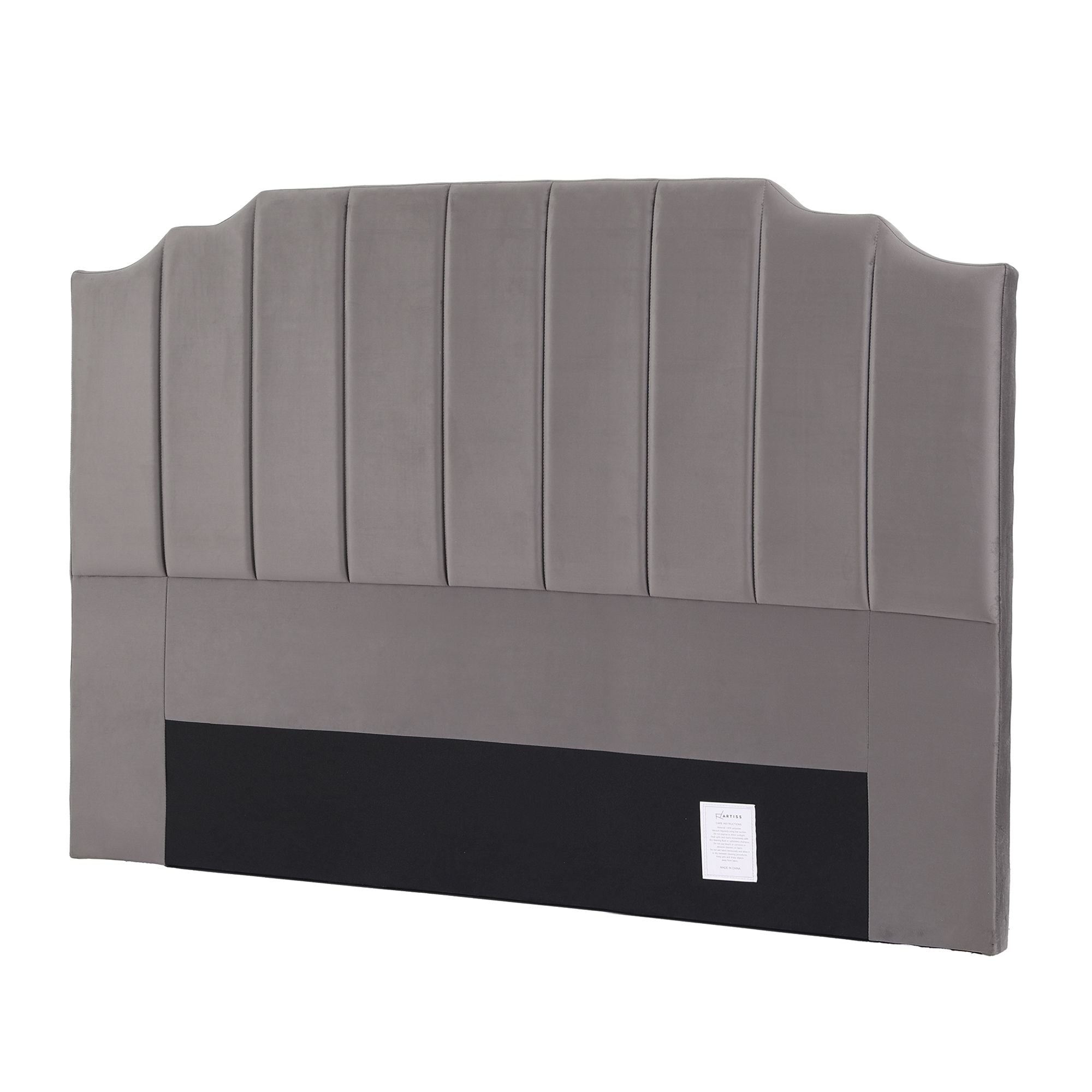 Artiss Upholstered Bed Headboard – Grey, King