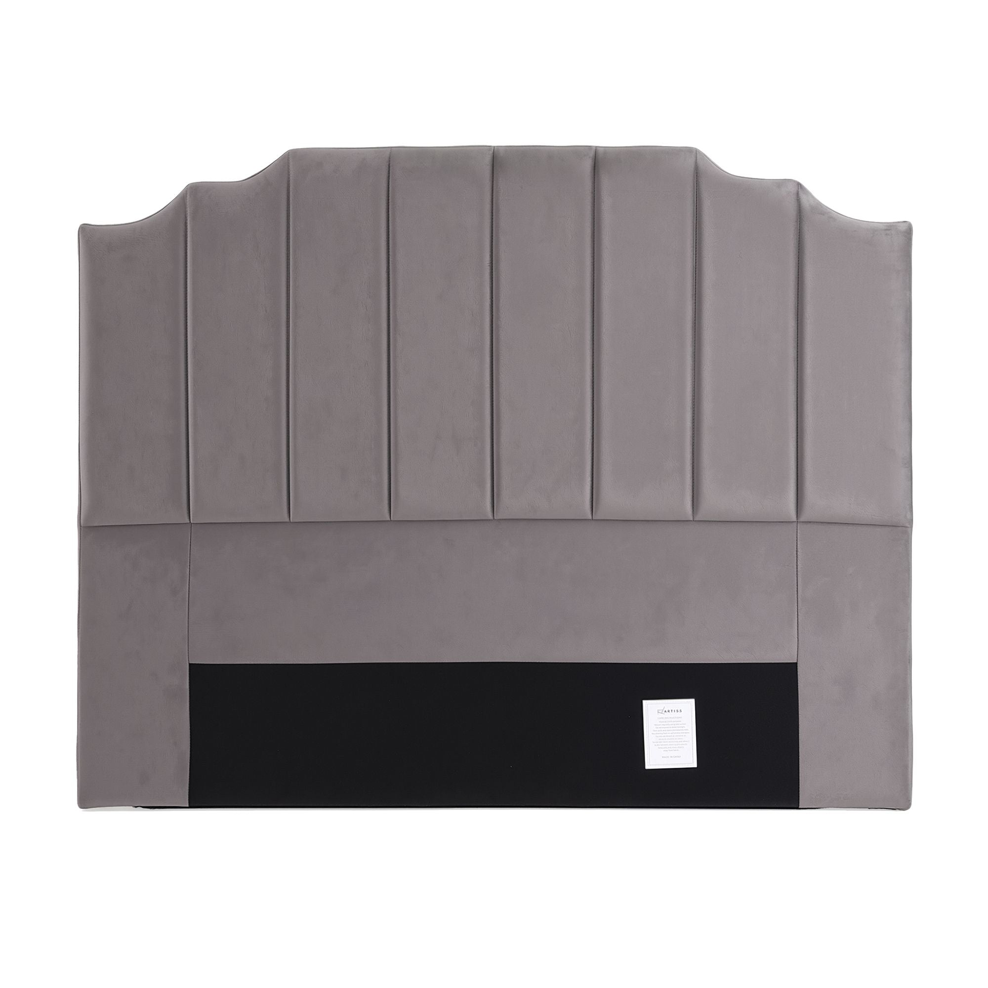 Artiss Upholstered Bed Headboard – Grey, Queen