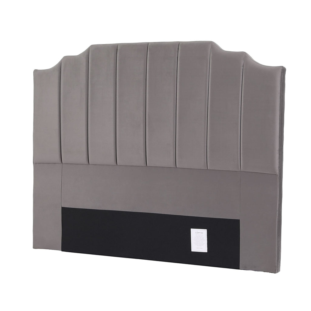 Artiss Upholstered Bed Headboard – Grey, Queen