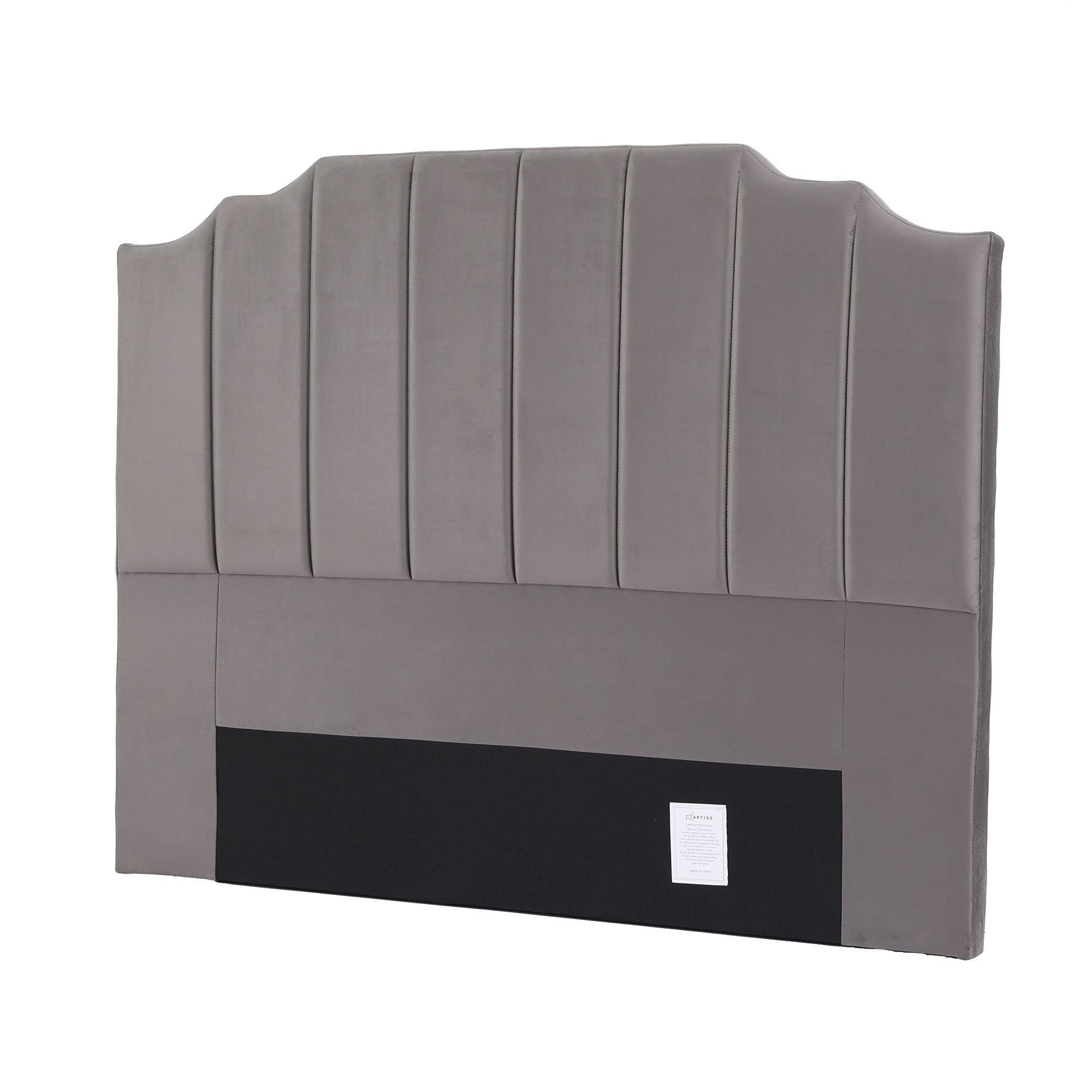 Artiss Upholstered Bed Headboard – Grey, Queen