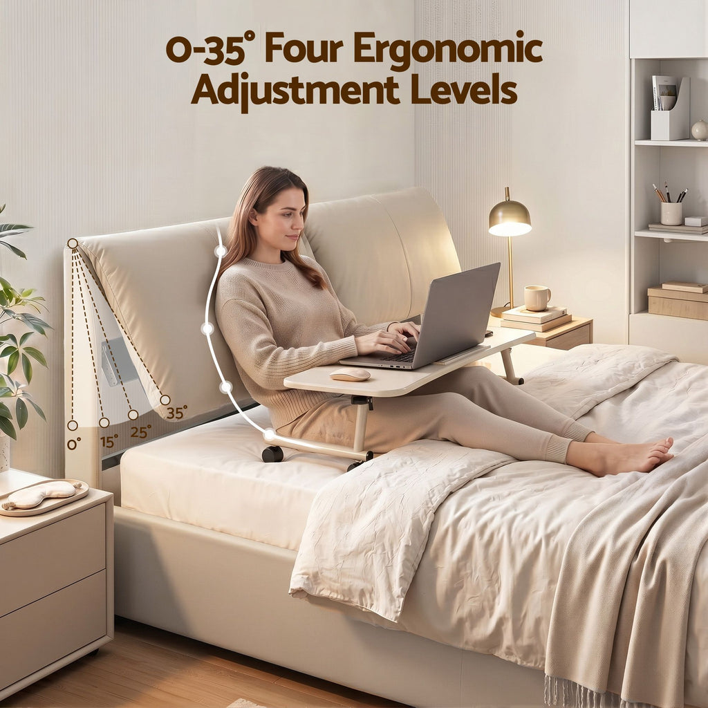 Artiss King Bed Frame with Gas-Lift Storage, 3 Drawers and Adjustable Headboard – Beige
