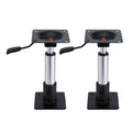 Seamanship Boat Seat Pedestal 34–46cm Adjustable Gas Lift 360 Degrees Swivel 2 Pack