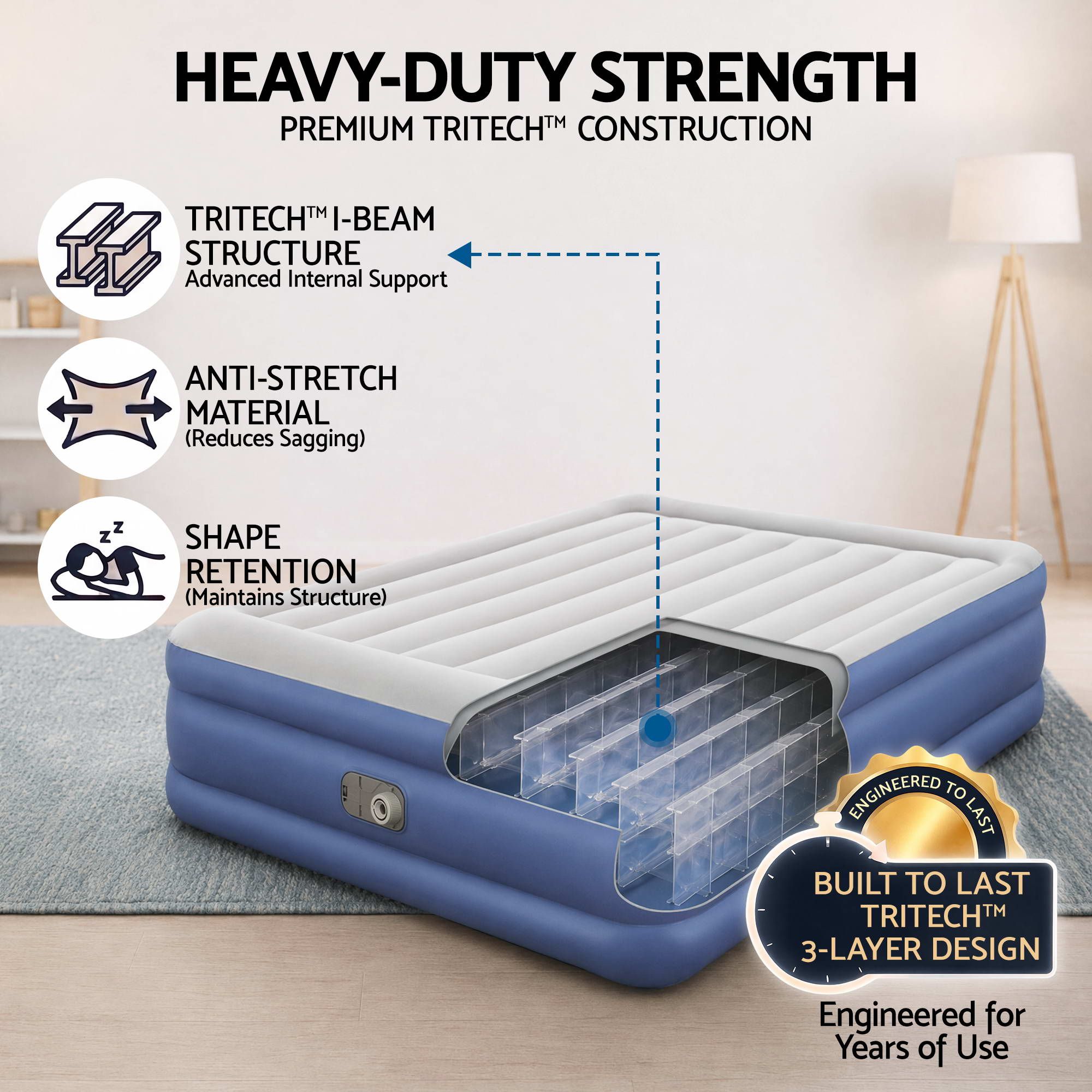 Bestway Air Bed Inflatable Mattress Queen