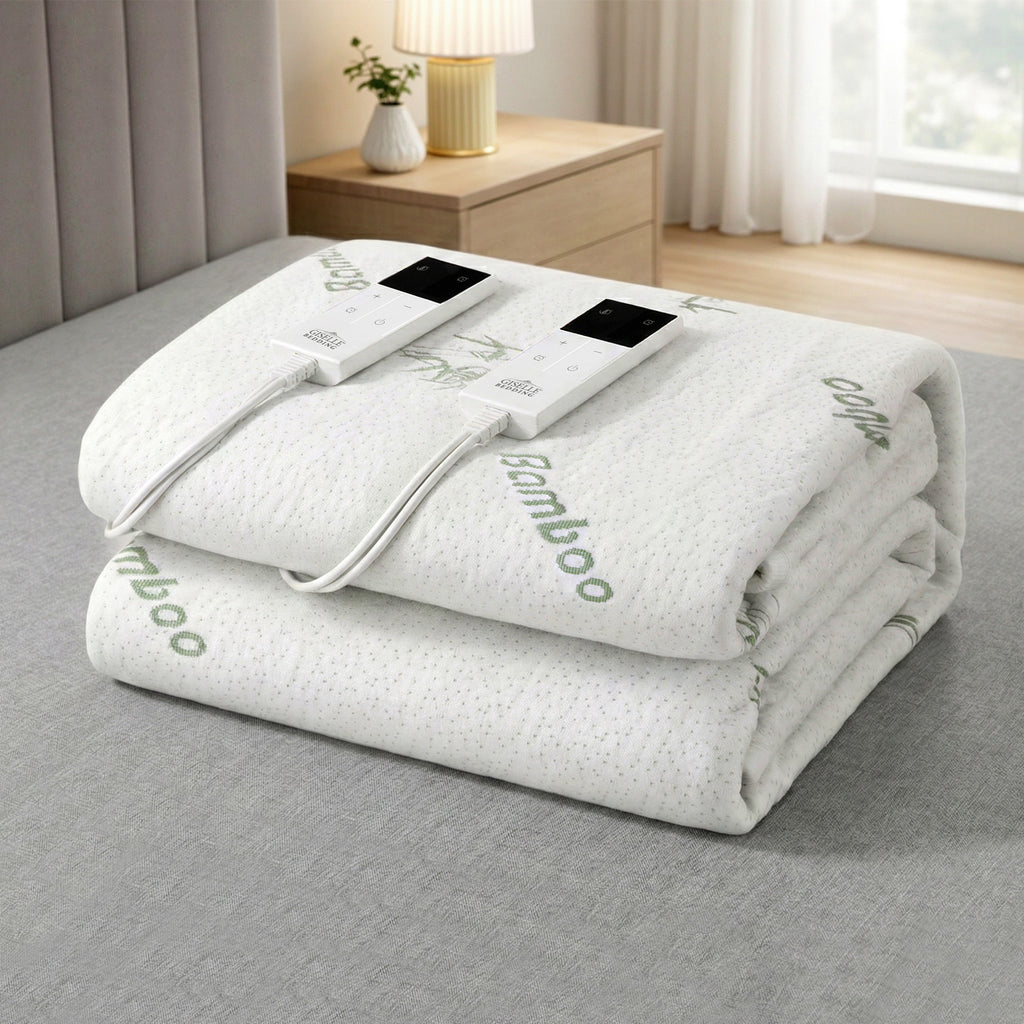 Giselle Bedding Bamboo-Fabric Electric Blanket – Double