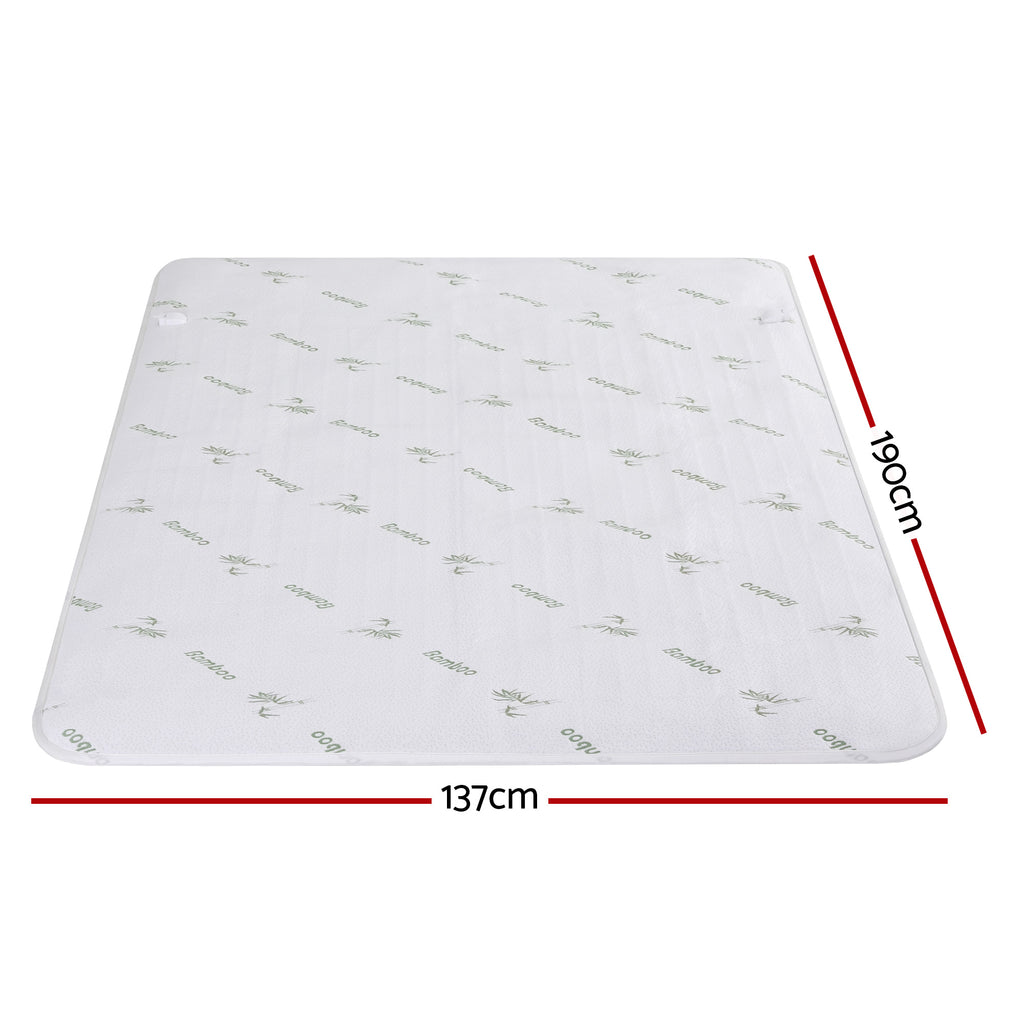 Giselle Bedding Bamboo-Fabric Electric Blanket – Double