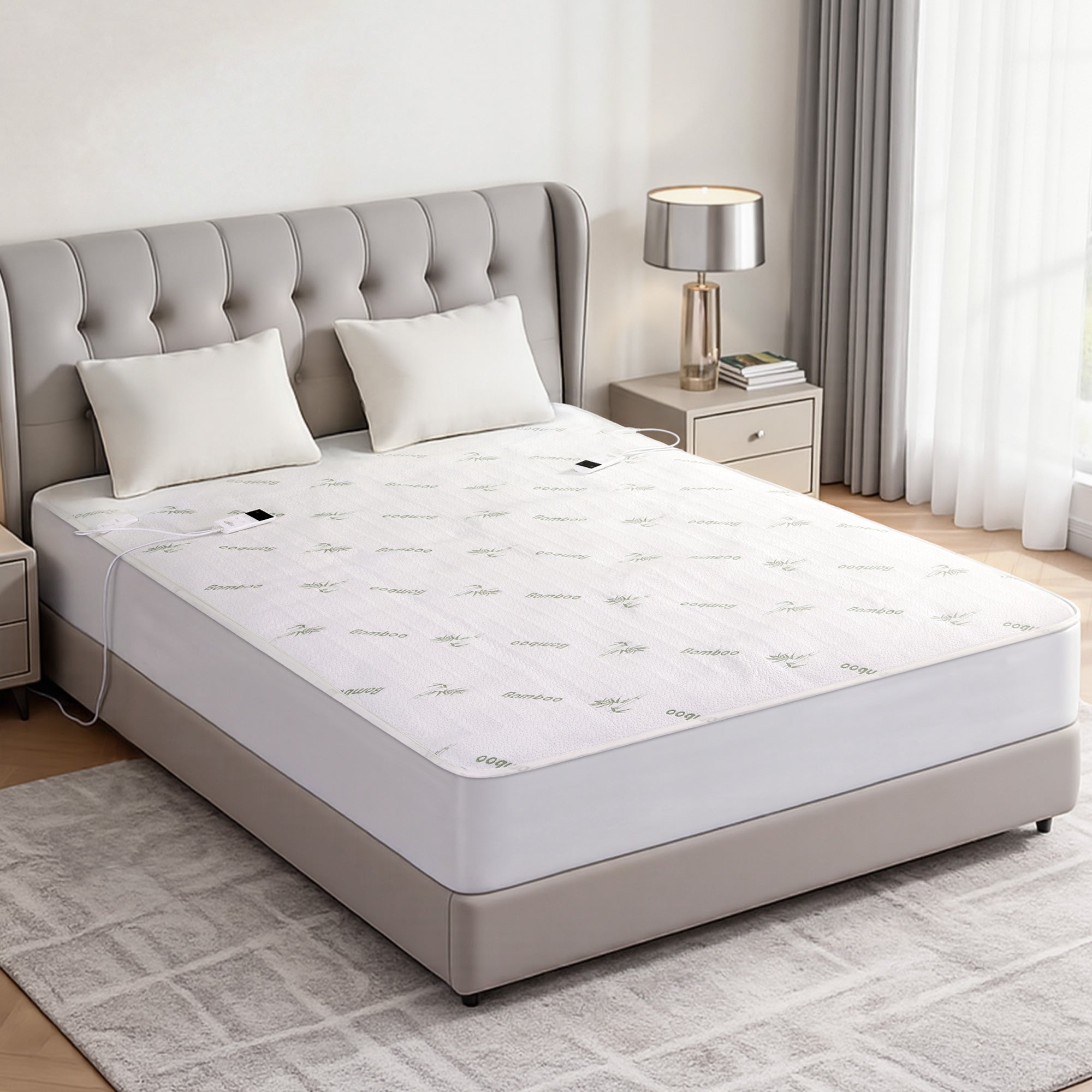 Giselle Bedding Bamboo-Fabric Electric Blanket – Double