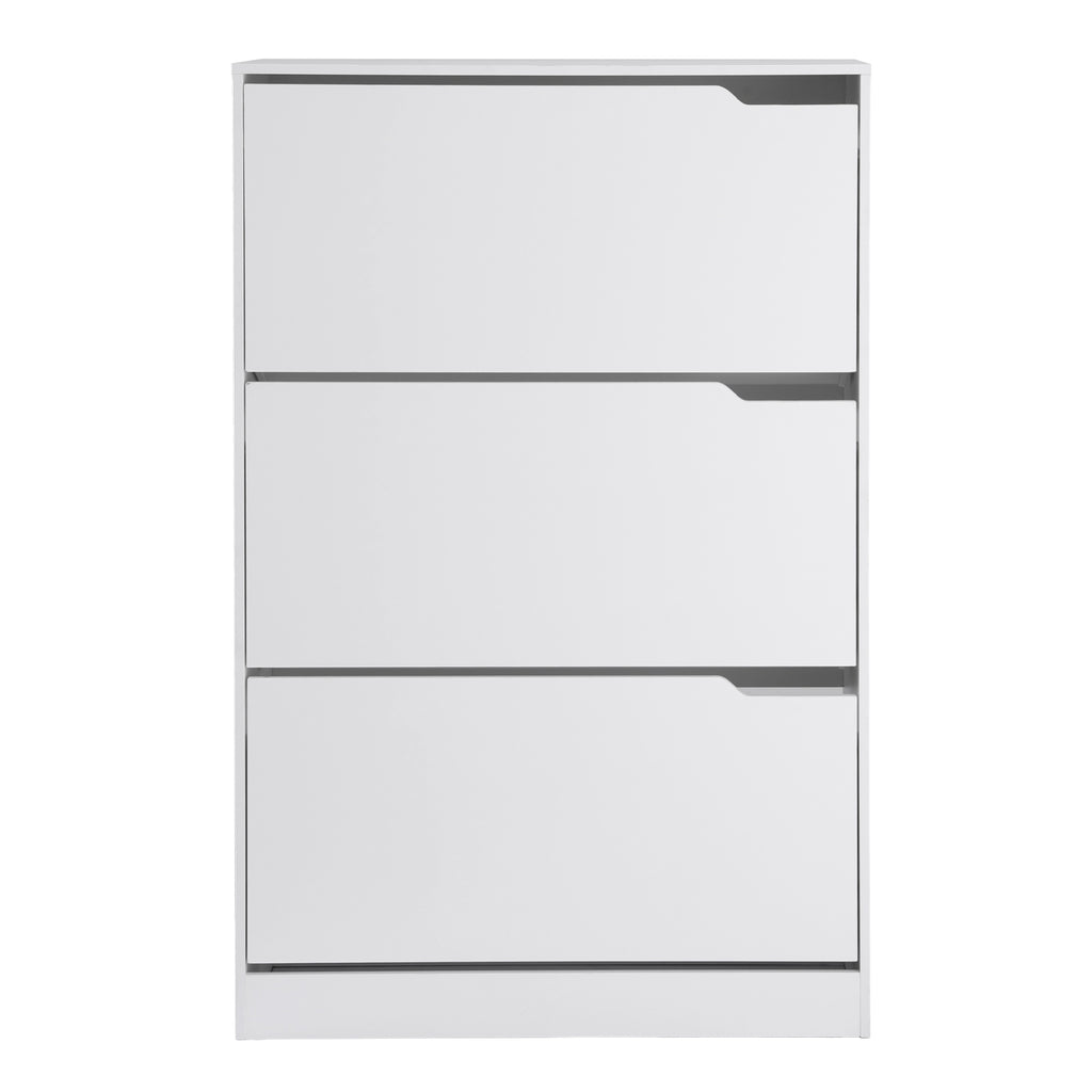 Artiss Shoe Rack Cabinet 24 Pairs Adjustable Shelf White