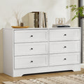 Artiss Leif 6-Drawer Lowboy – White
