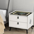 Artiss Aika Smart Bedside Table with Wireless Charging and Speaker – White