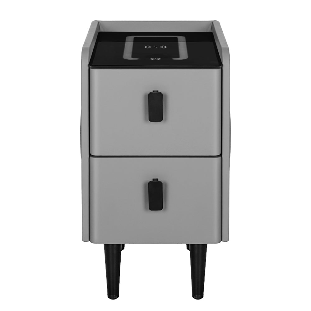 Artiss Aida Smart Bedside Table with Wireless Charging and Speaker – Grey