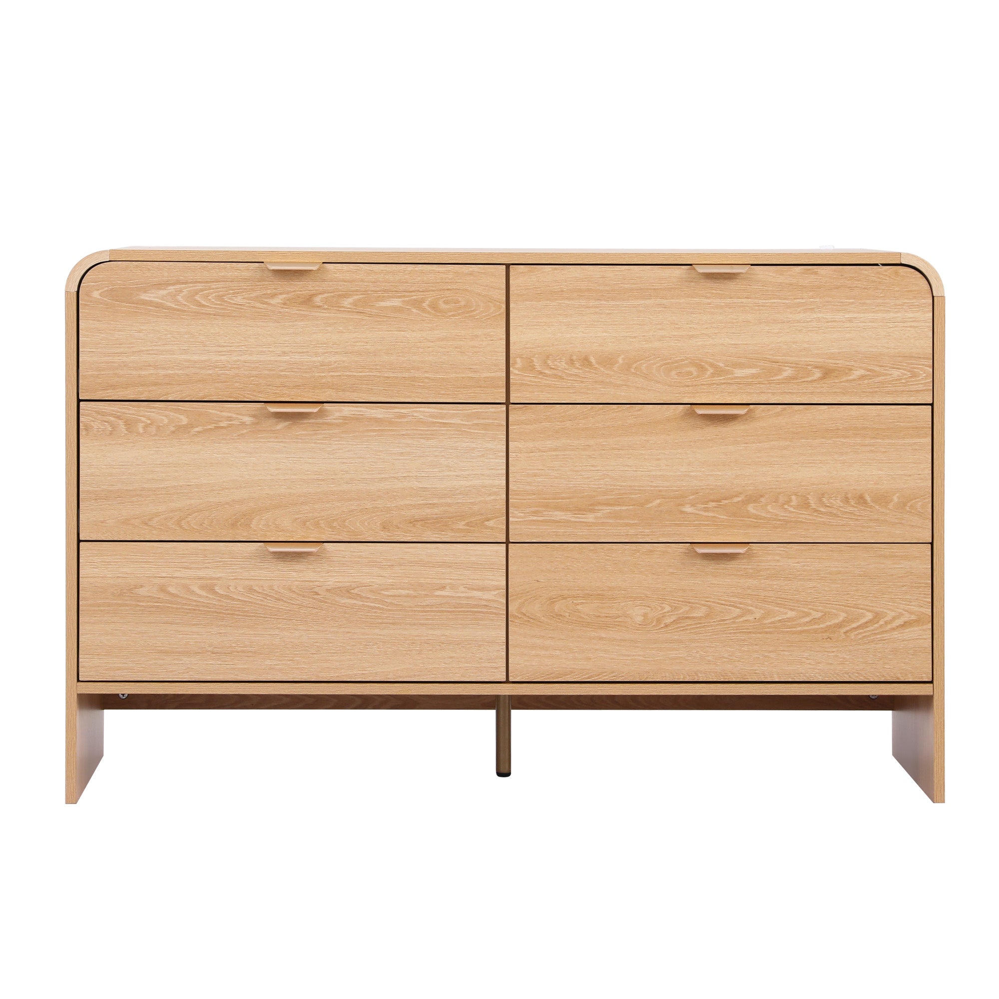 Artiss 6-Drawer Lowboy Cabinet – Pine