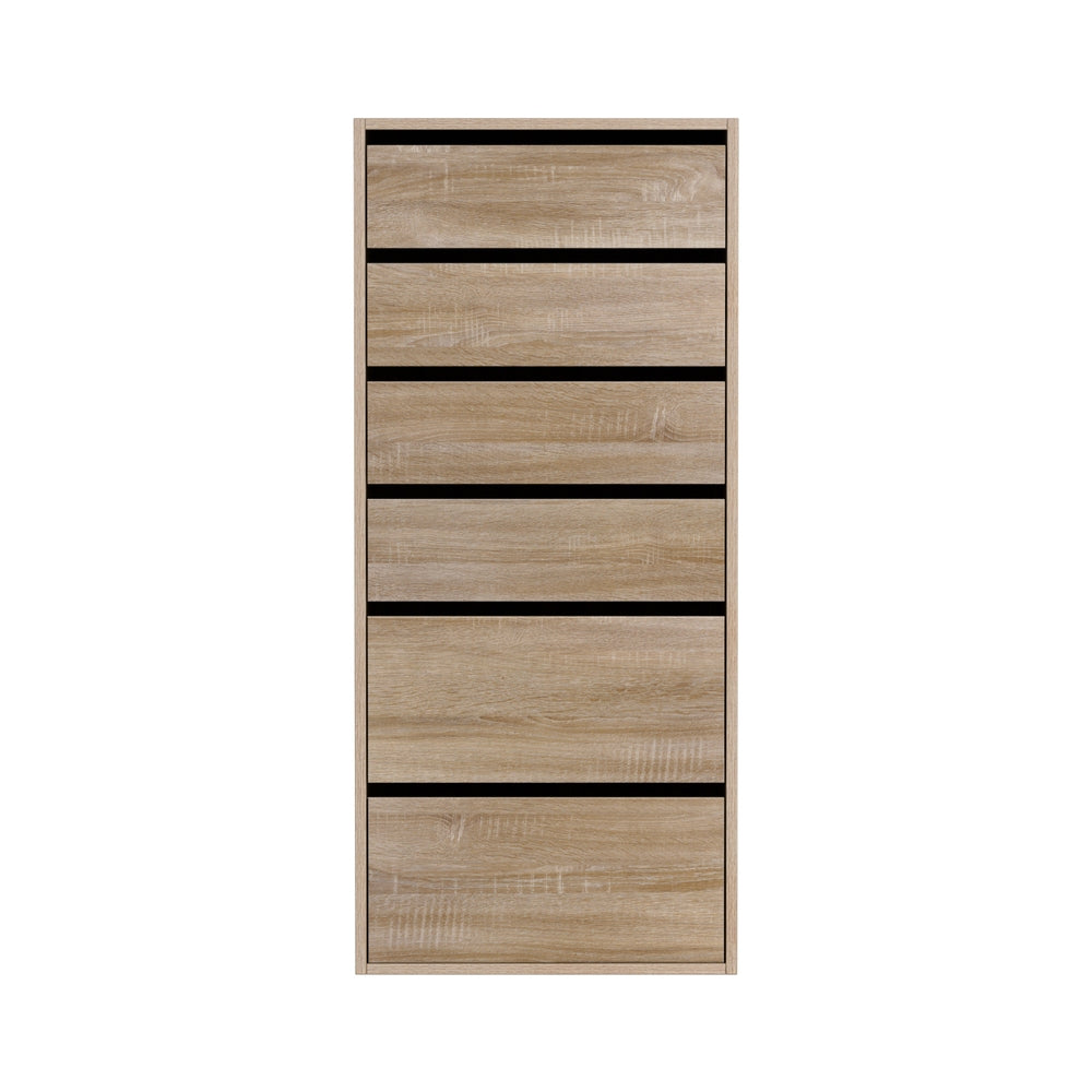 Artiss 6-Drawer Tallboy – Pine
