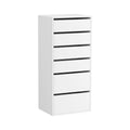 Artiss 6-Drawer Tallboy – White