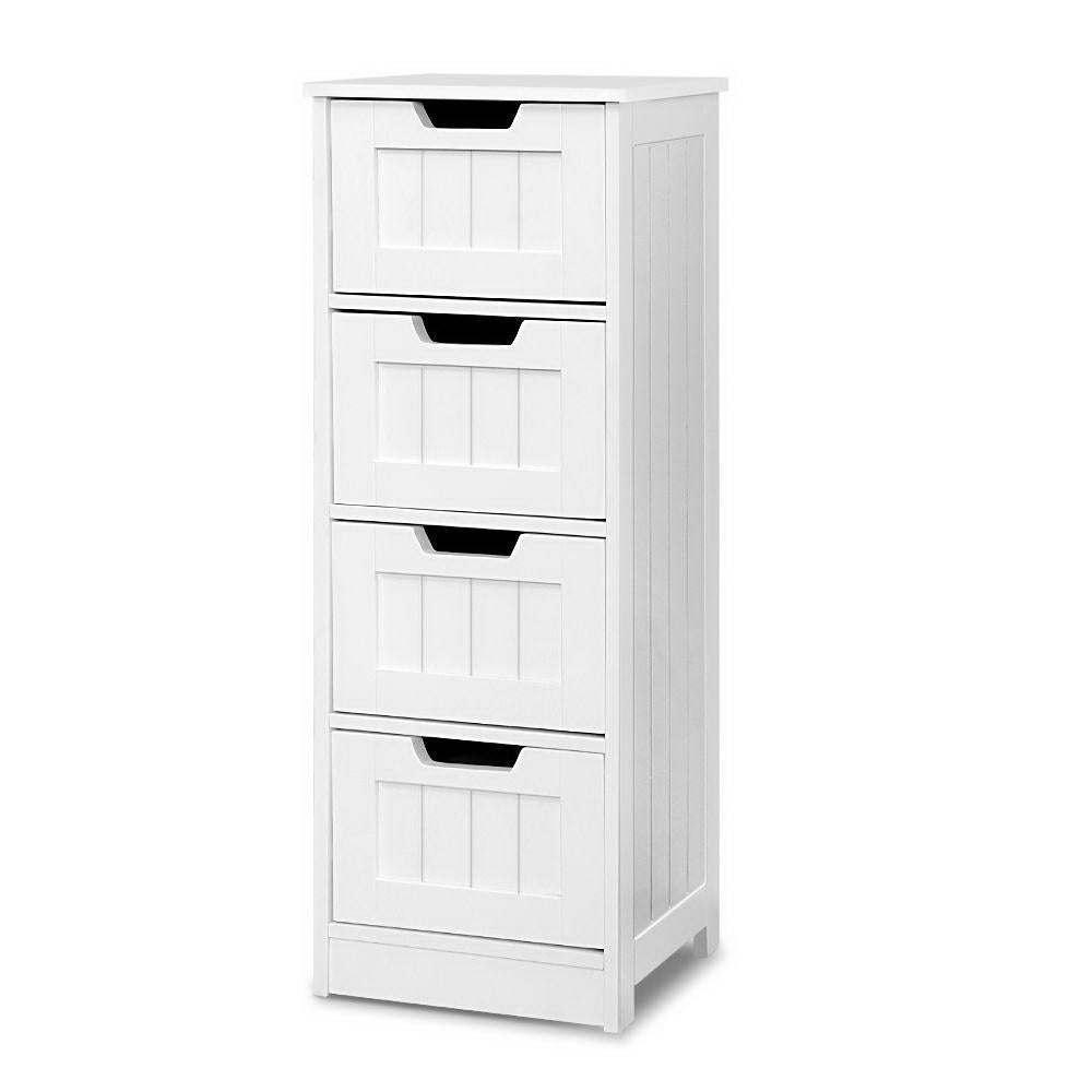 Artiss Leesa 4-Drawer Storage Cabinet – White