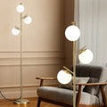 3-Light Tree Floor Lamp with Glass Globe Shades – 165 cm | Artiss