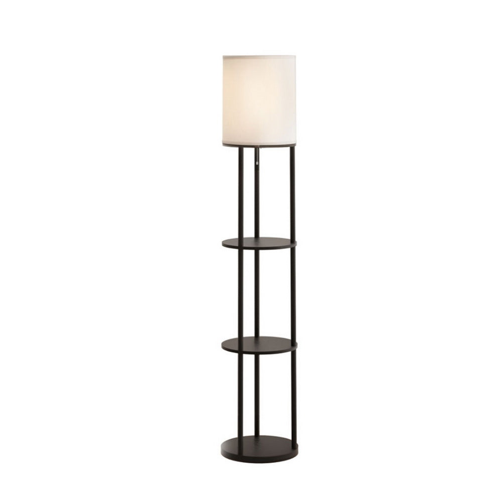 3-Tier Round Shelf Floor Lamp | Artiss