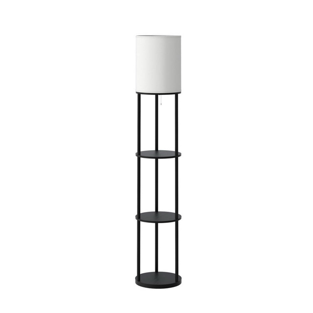 3-Tier Round Shelf Floor Lamp | Artiss
