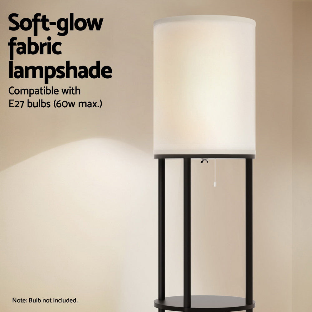 3-Tier Round Shelf Floor Lamp | Artiss