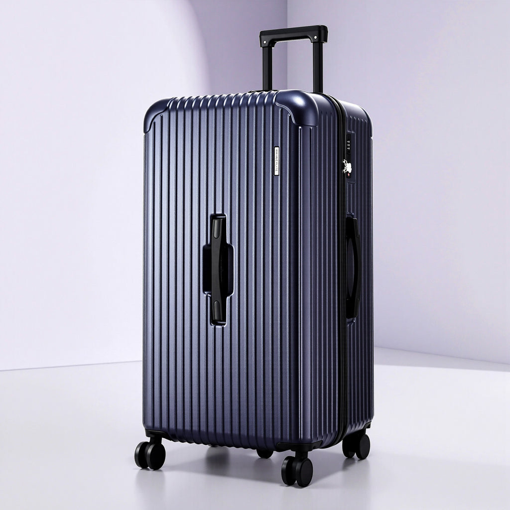 Wanderlite 32" Trunk Luggage Suitcase Travel TSA Type-C 5 Wheels Deep Indigo