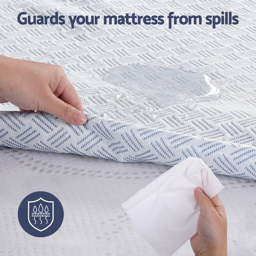 Giselle Bedding Cool-Sense Waterproof Mattress Protector – Double