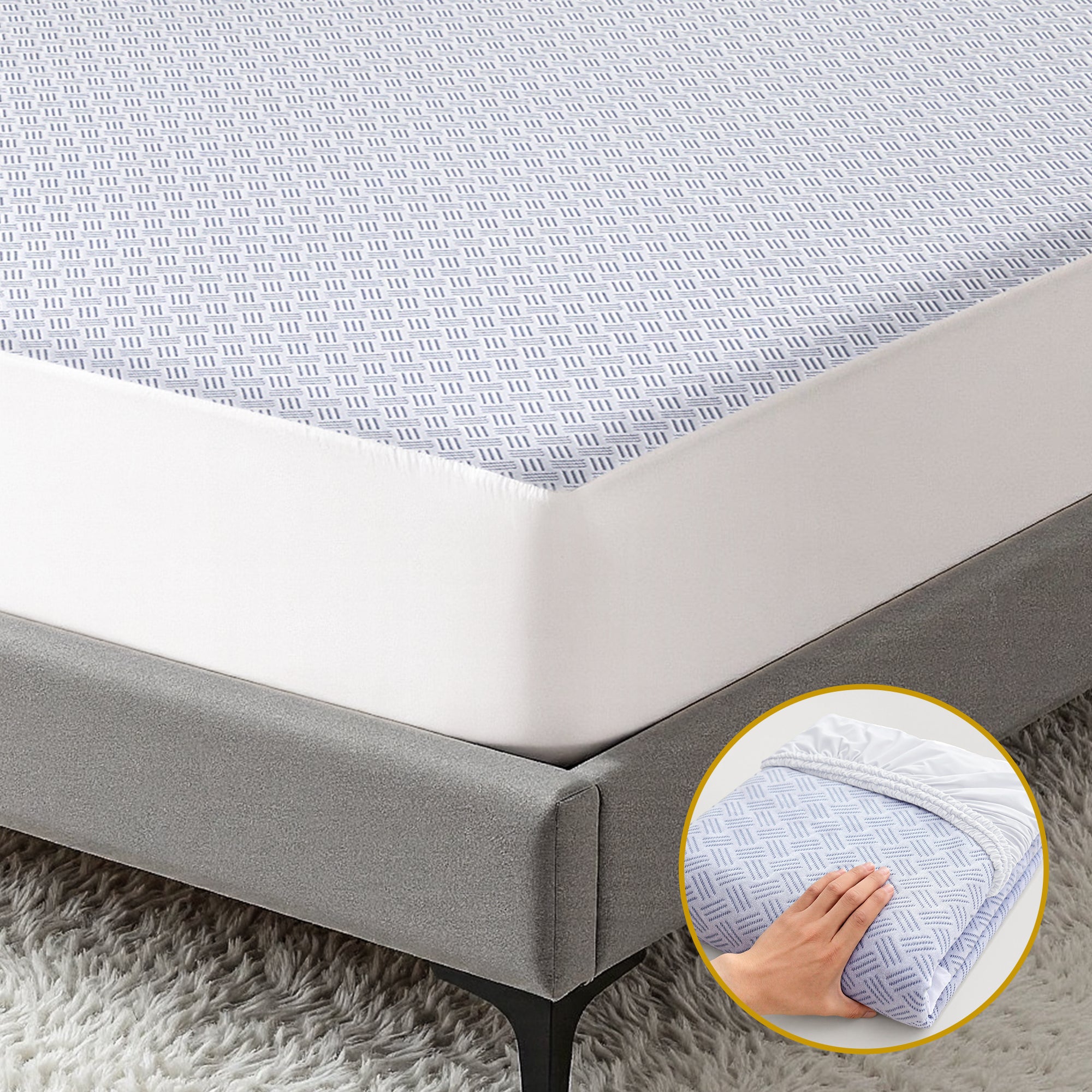 Giselle Bedding Cool-Sense Waterproof Mattress Protector – King Single