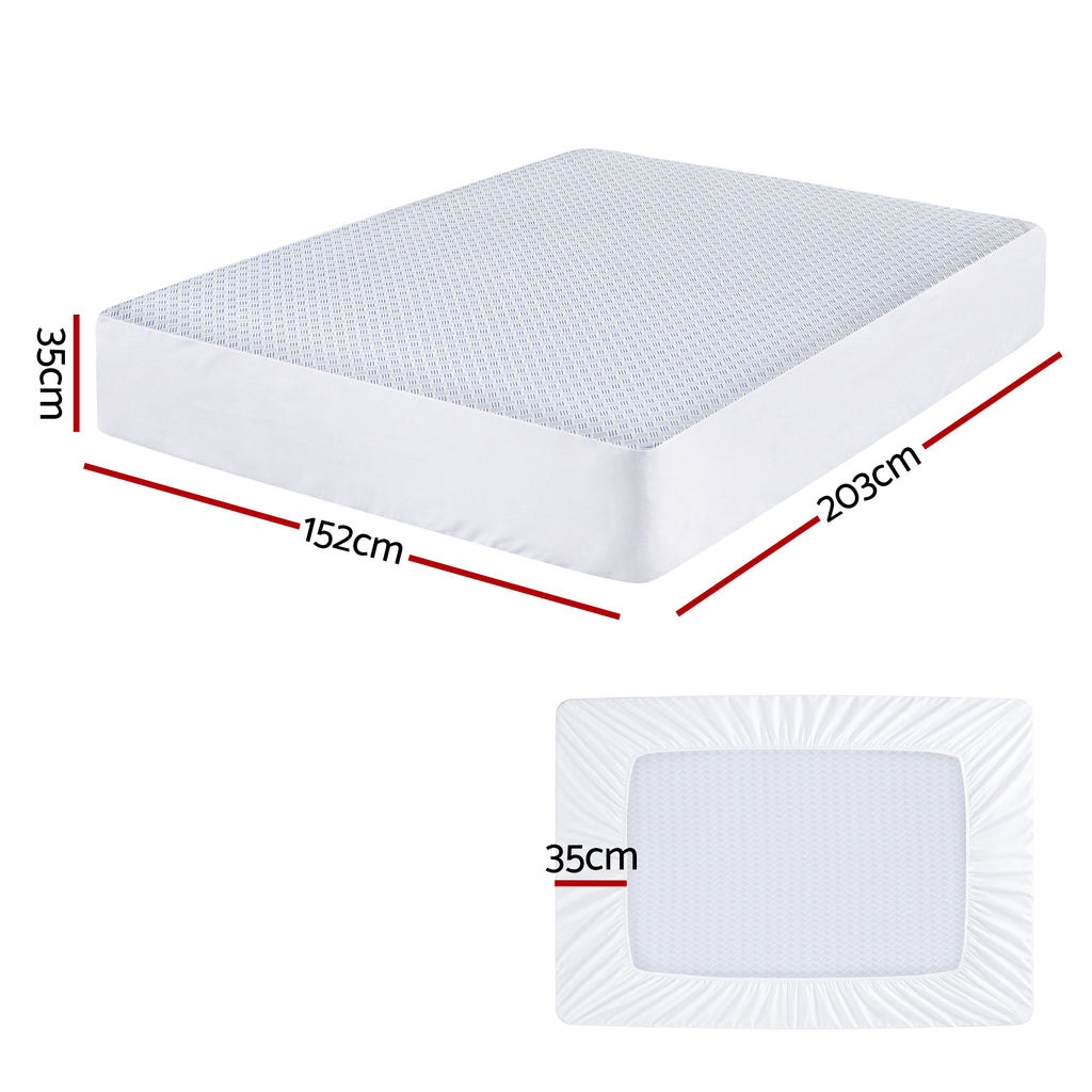 Giselle Bedding Cool-Sense Waterproof Mattress Protector – Queen