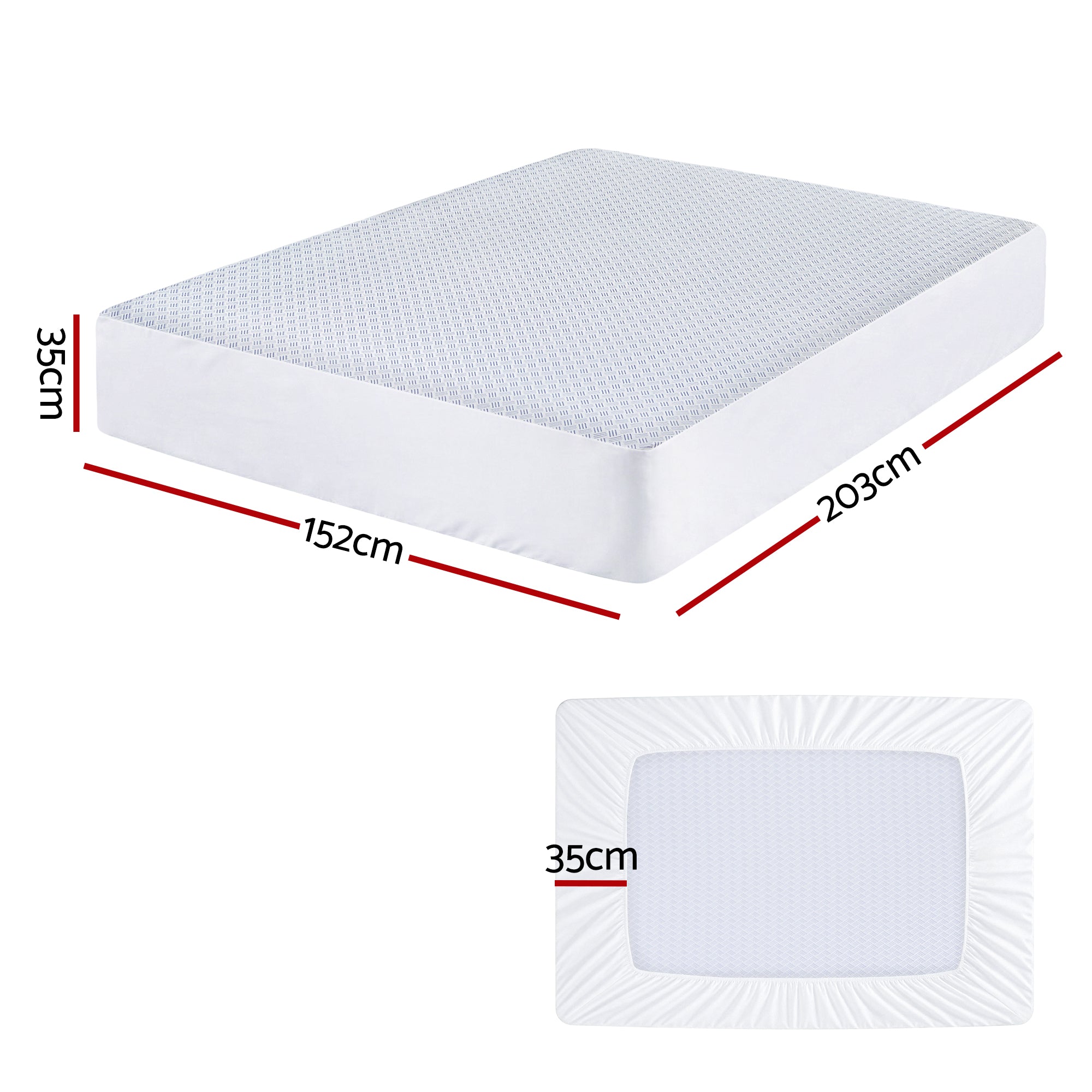 Giselle Bedding Cool-Sense Waterproof Mattress Protector – Queen