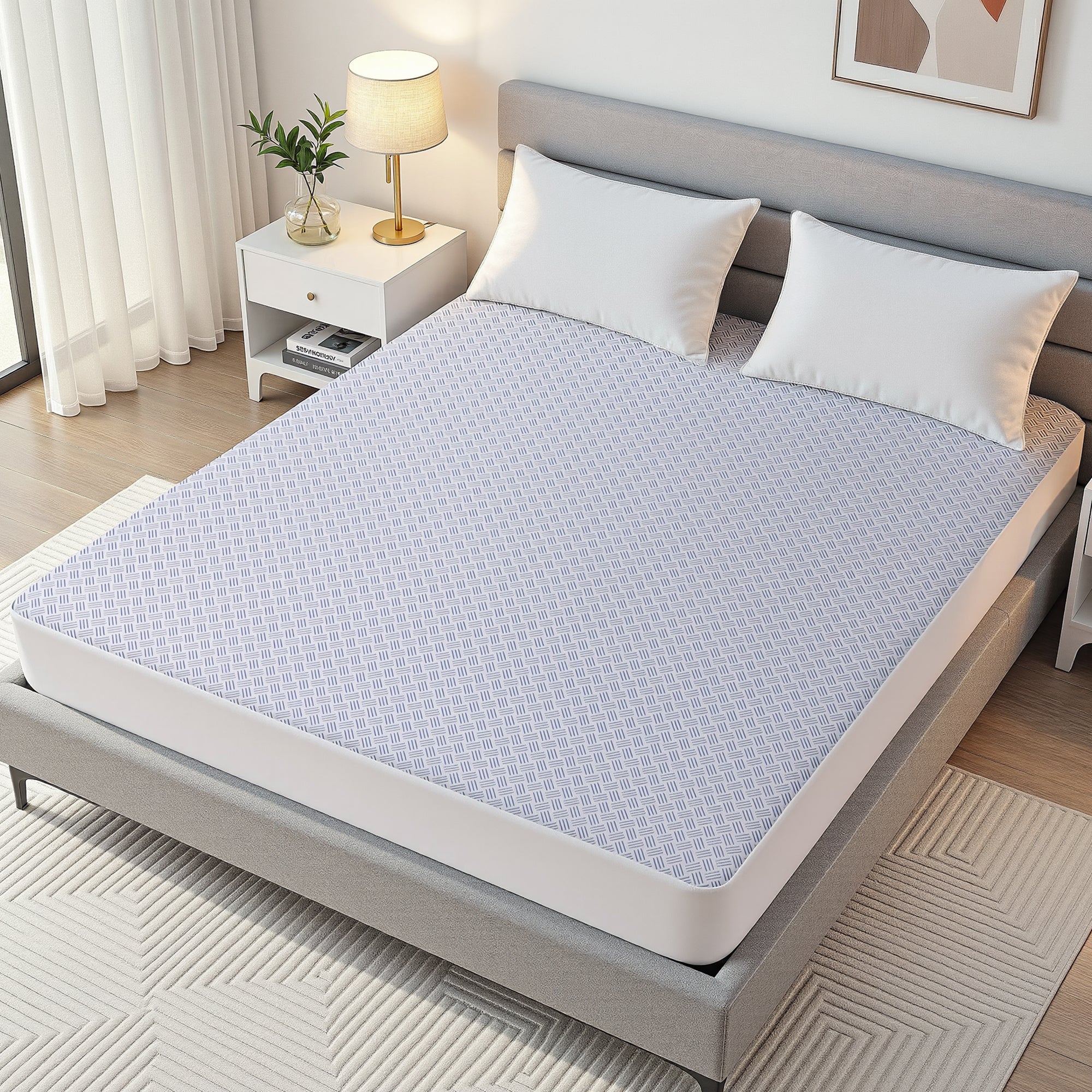 Giselle Bedding Cool-Sense Waterproof Mattress Protector – Queen