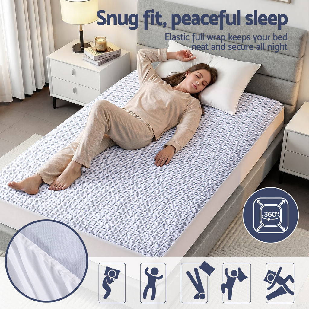 Giselle Bedding Cool-Sense Waterproof Mattress Protector – Single