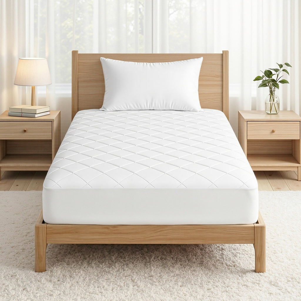 Giselle Bedding Cotton-Top Waterproof Mattress Protector – Single