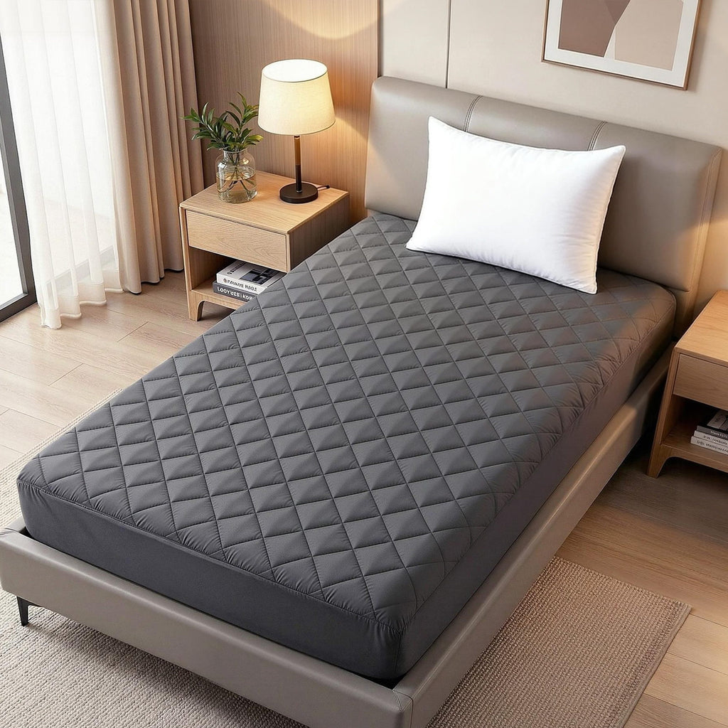 Giselle Bedding Water-Resistant Microfibre Mattress Protector – King Single