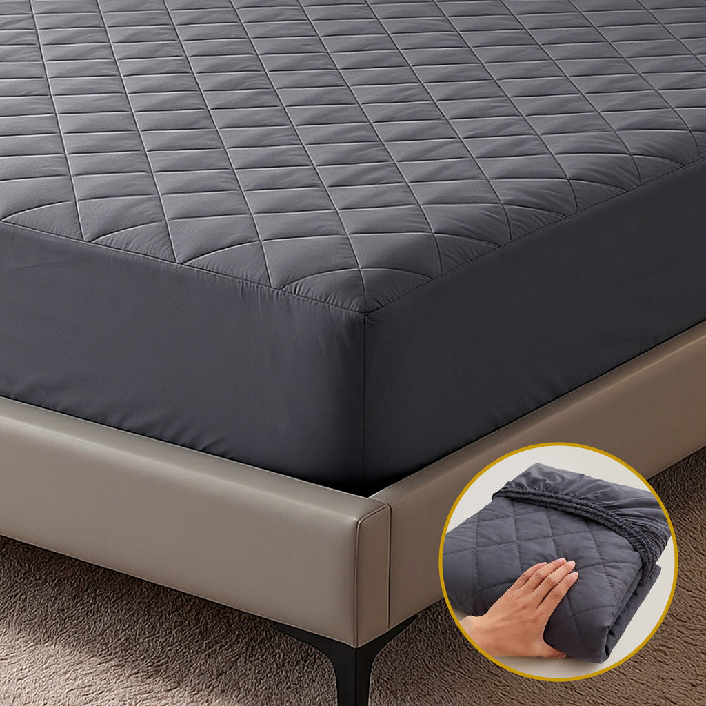 Giselle Bedding Water-Resistant Microfibre Mattress Protector – King Single