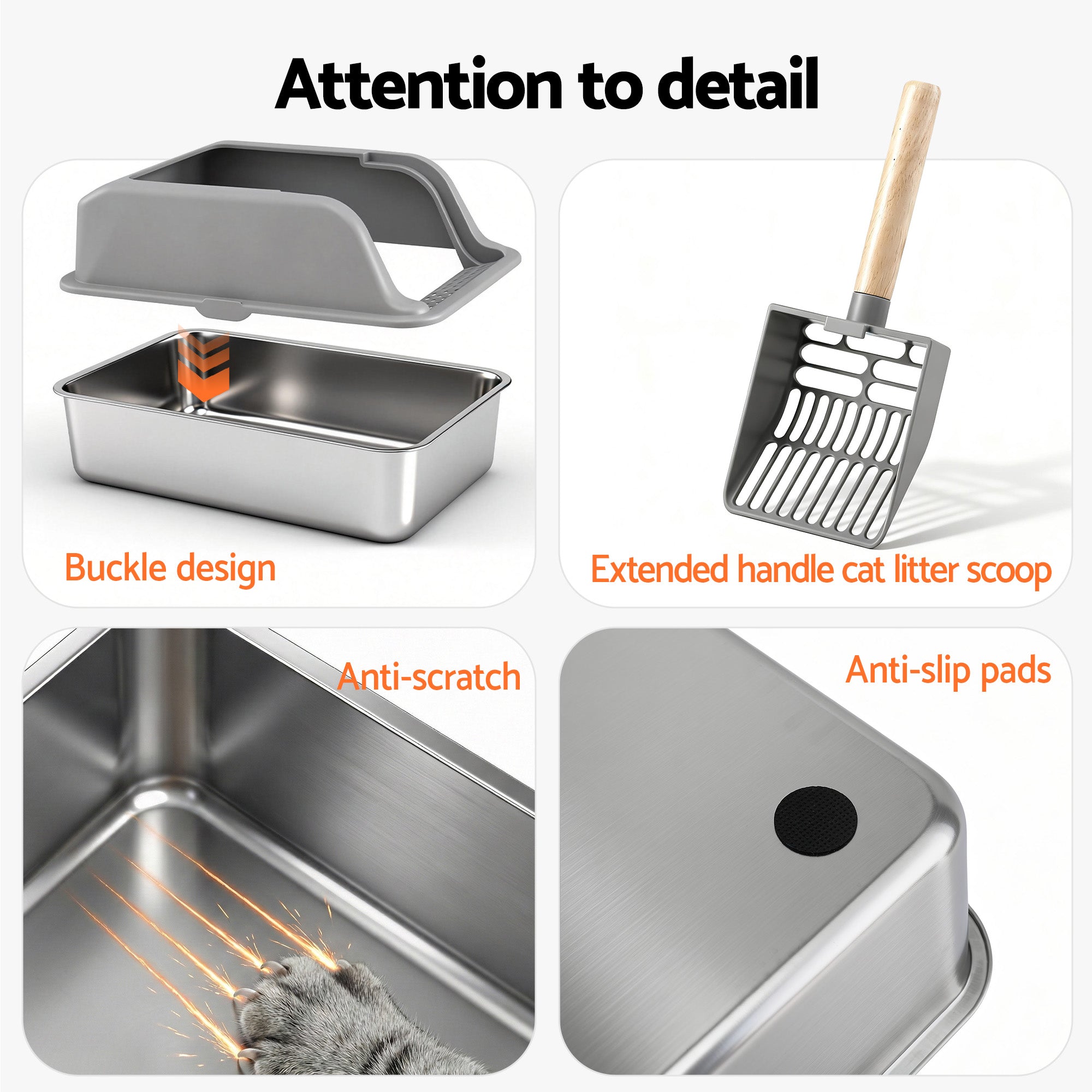 Stainless Steel Litter Box