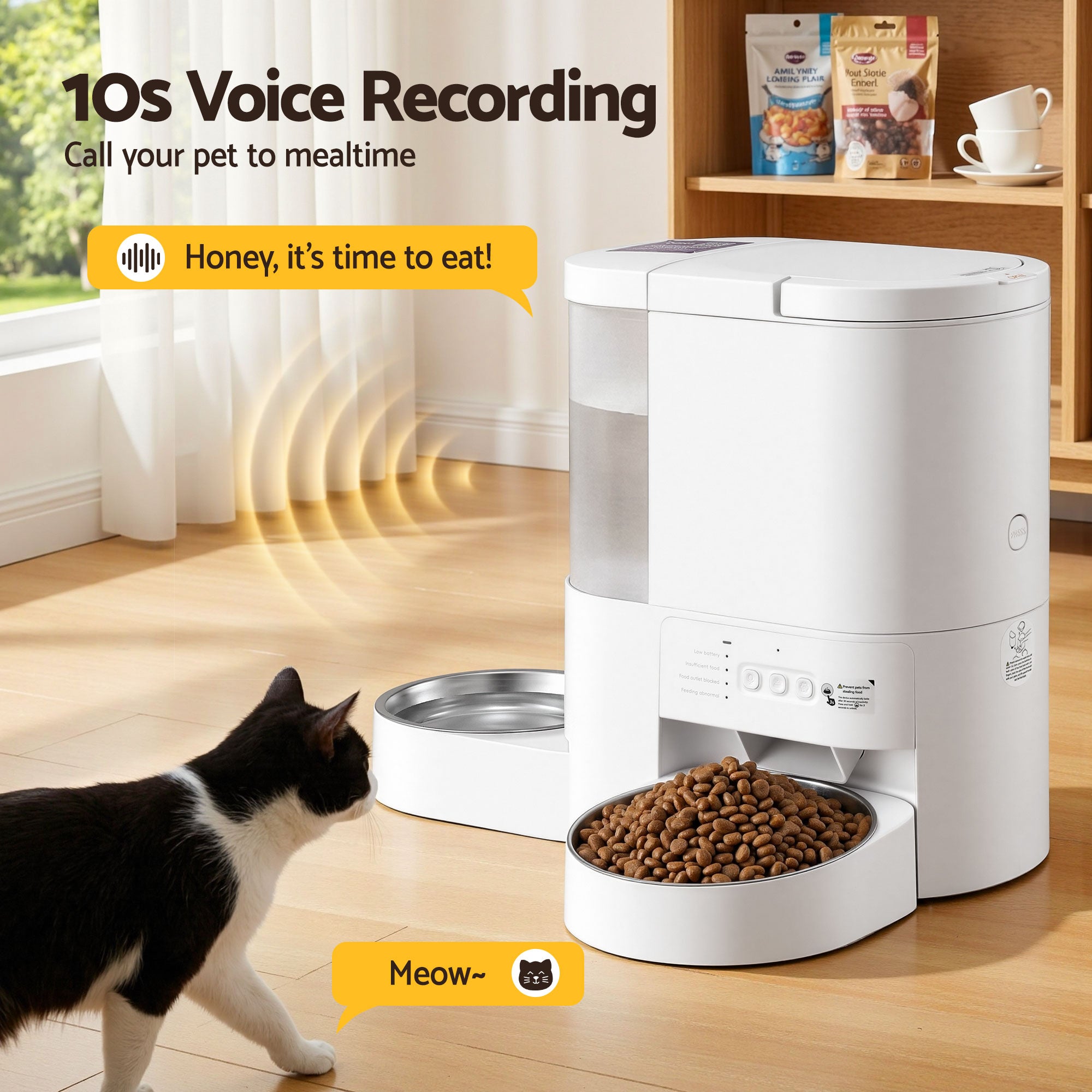 Automatic 2-in-1 Pet Feeder & Water Dispenser