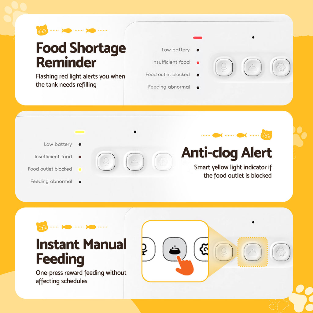 Automatic 2-in-1 Pet Feeder & Water Dispenser