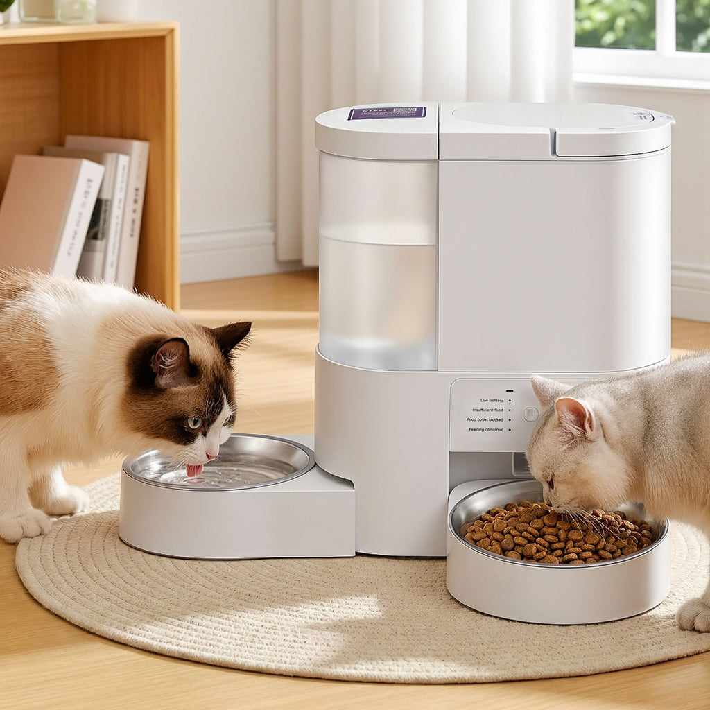 Automatic 2-in-1 Pet Feeder & Water Dispenser