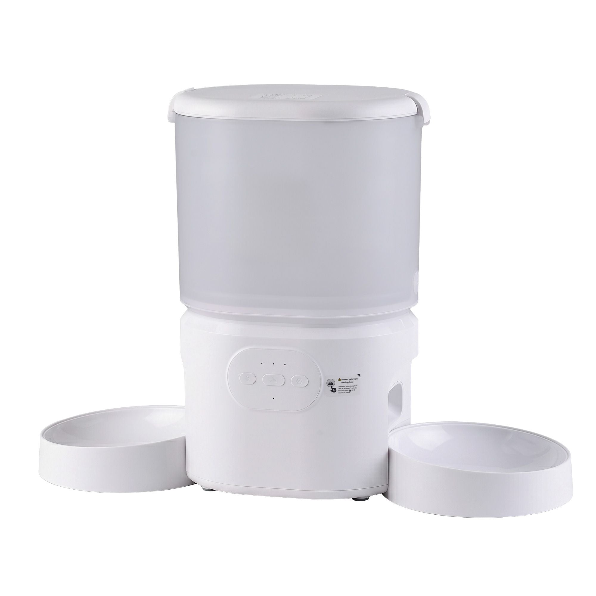 Automatic Dual Bowl Pet Feeder & Smart Dispenser