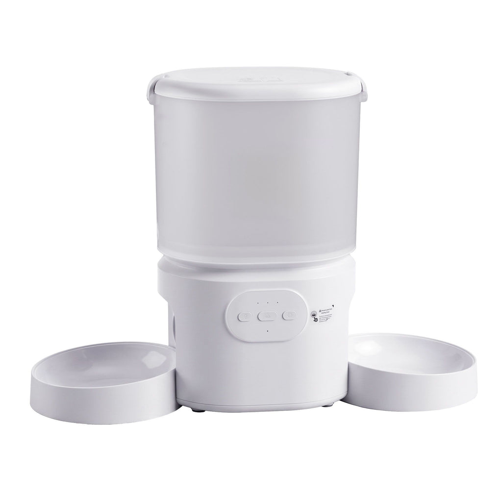Automatic Dual Bowl Pet Feeder & Smart Dispenser