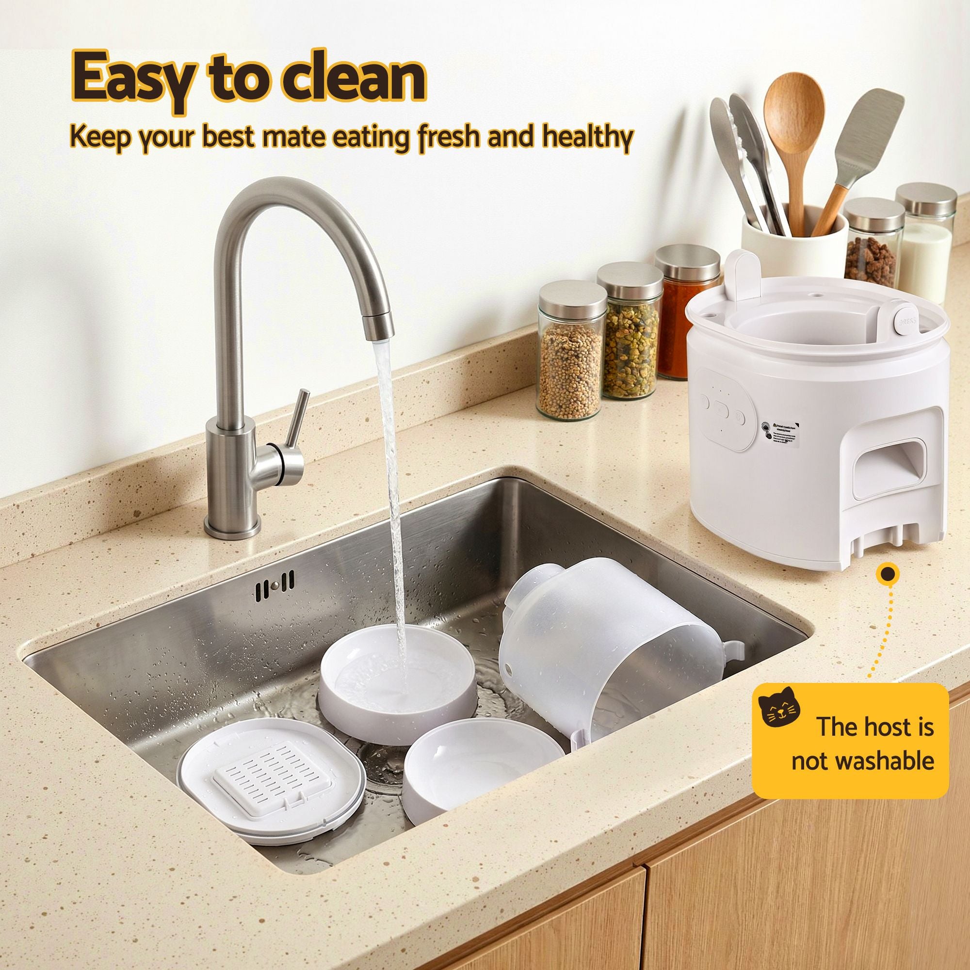 Automatic Dual Bowl Pet Feeder & Smart Dispenser