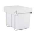 Cefito 2 × 20L Pull-Out Kitchen Bin – White
