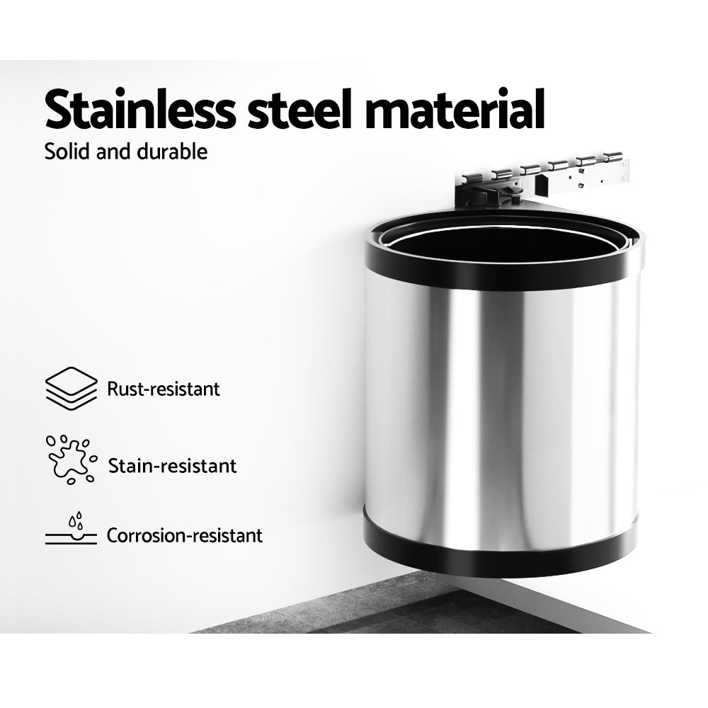 Cefito 12L Cabinet Swing-Out Bin