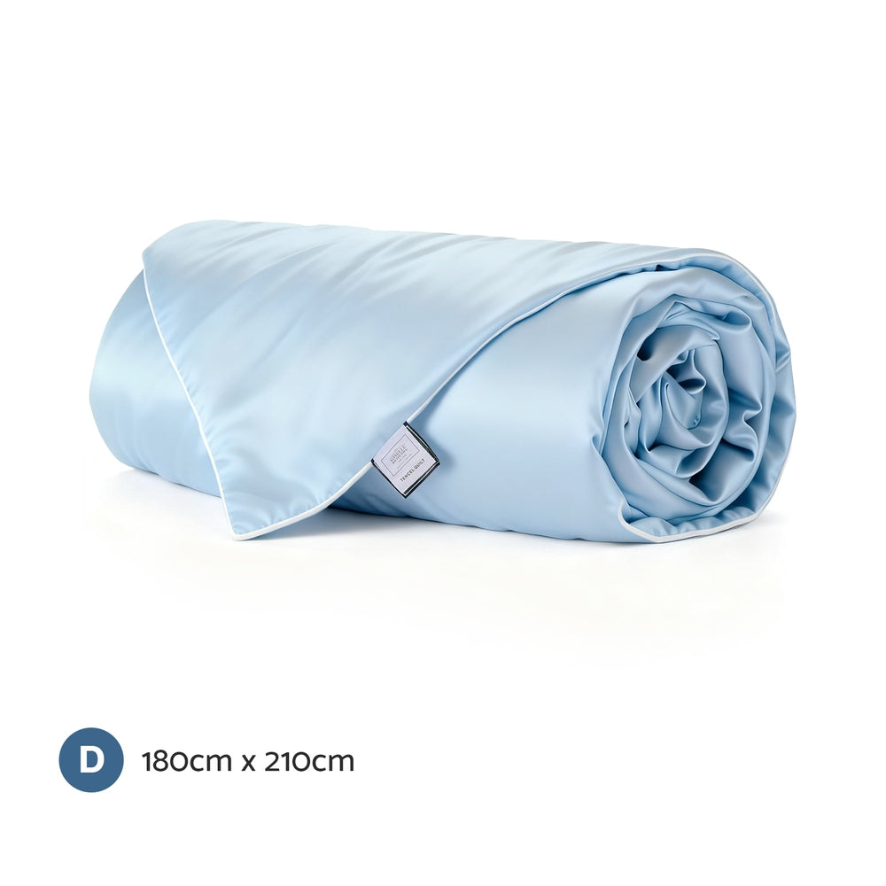 Giselle Bedding TENCEL™ Quilt – Blue, Double, 200 GSM