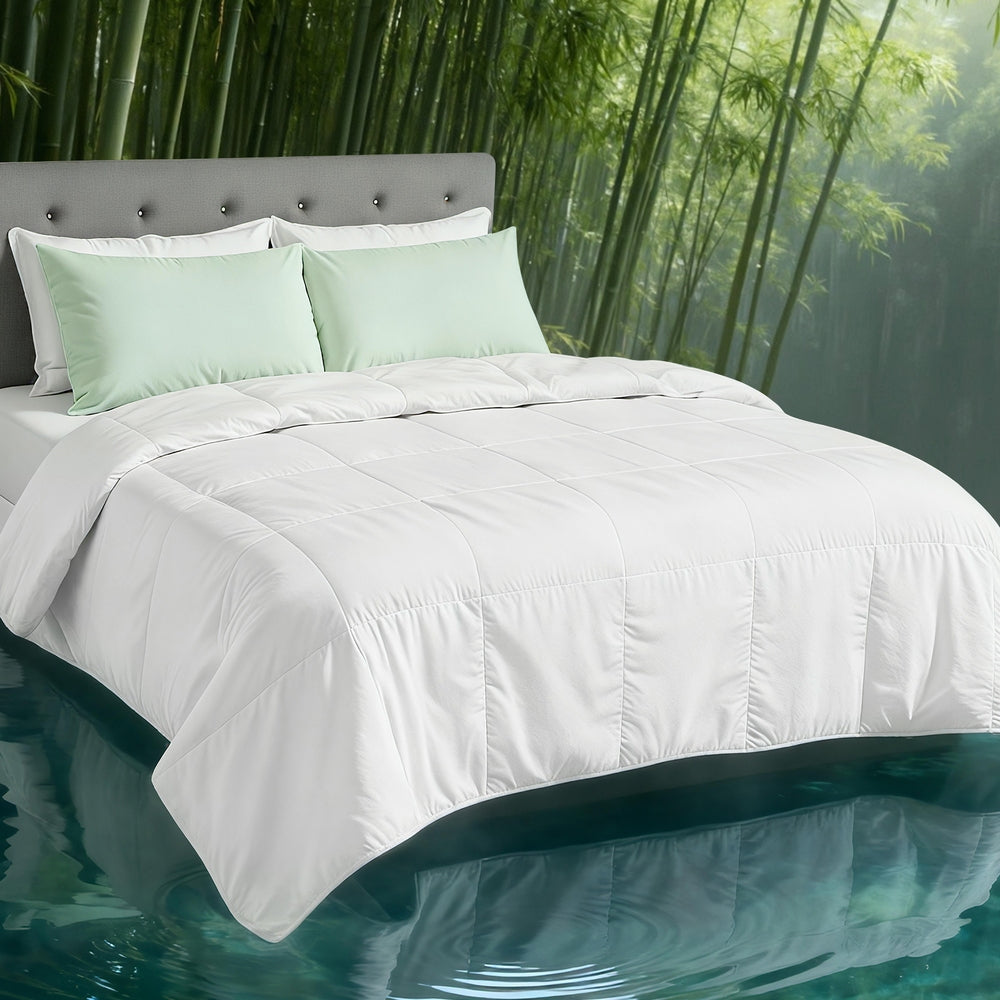 Giselle Bedding Bamboo-Blend Quilt – King, 200 GSM